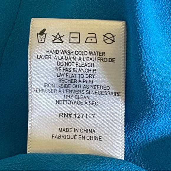 Belle Badgley Mischka Maxi Dress Womens 10 Leg Reveal Blue Halter Scarf Tie Back - Picture 15 of 16